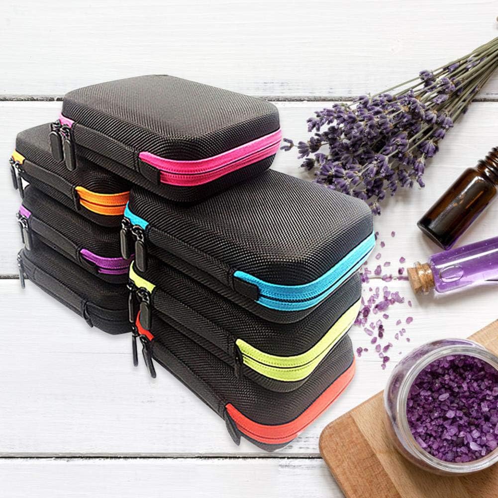 Stylish Rose Red Vial Storage Case - 30 Slots for 1-3ML Bottles, Perfect for Peptides, Insulin, and Essential Oils