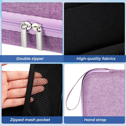 Peptide Case, Bac Water for Peptides, Glp1, Peptide Case for Fridge, 3Ml Vial Storage Cases, Insulin Vial Holder, Fridge Freezer Travel, Only Box(Purple,Classic,8X3Ml+2X10Ml+1X30Ml)
