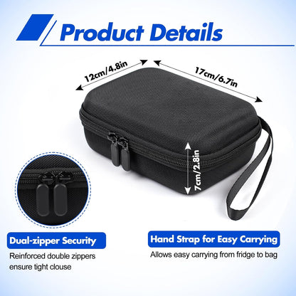 Peptide Case for Fridge, 22 Vial Case for Diabetic Insulin Storage Cases | Vial Case for Fridge Storage Standard 1Ml 3Ml 5Ml 10Ml Diabetes Medication Organizer Peptide Vial Holder W/Strap & Meshpocket